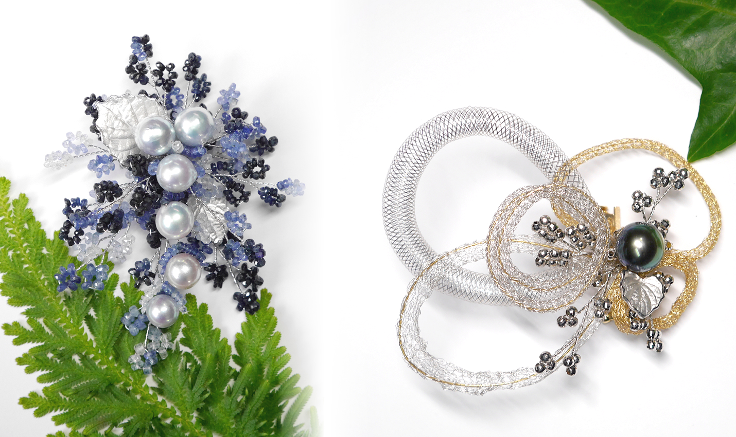 slider:Original jewellery inspired by small flowers in the field.